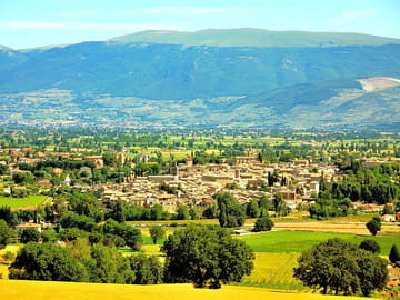 View towards the village of Bevagna