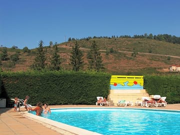 The outdoor pool