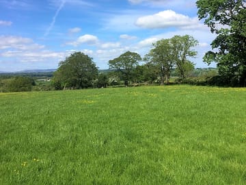 View towards the Yorkshire Three Peaks