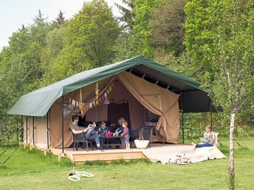 Safari tent exterior