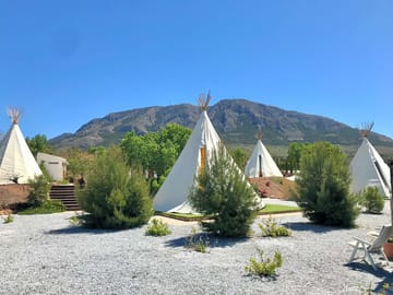 Well-spaced tipis