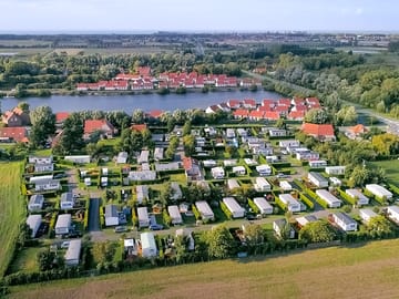 Aerial view of the site