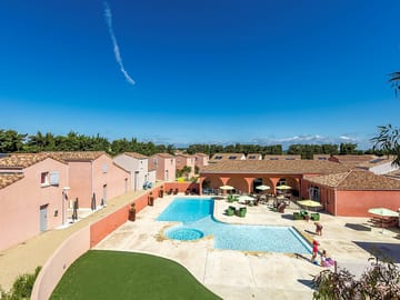 Villas around the swimming pool
