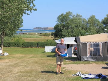 Grass pitches with views