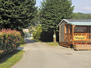 The campsite entrance