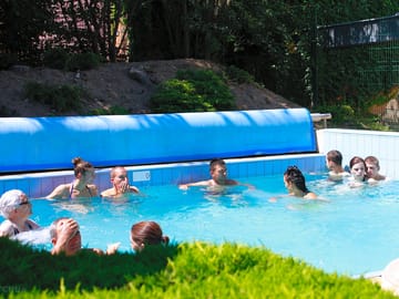Bubble area in the aqua park