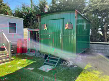 Outside view of the hut
