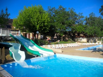 Slide into the pool