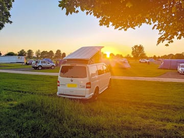 Golden Hour at Camping on the Wolds.