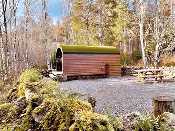 Camping pod setting