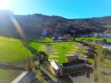 Aerial view of the park