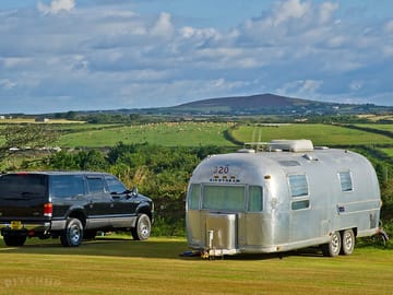 Stunning countryside views across to St Agnes Beacon