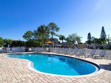 Heated outdoor pool