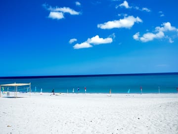 Wide sandy beach
