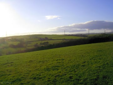 SPRING MORNING VIEW OVER THE WEY VALLEY