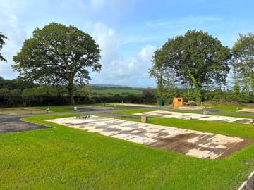 Hardstanding pitch with views
