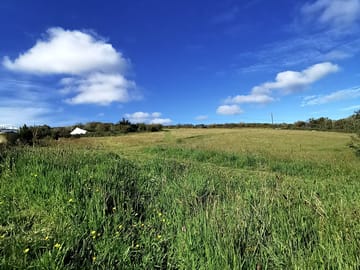Looking up to the bell tent
