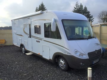 Motorhome on the pitches