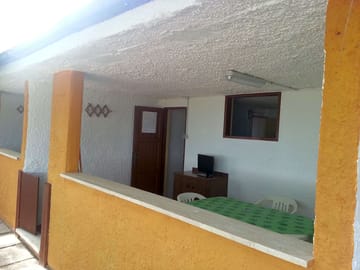 Outside the veranda