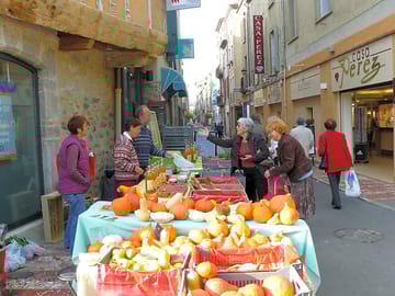 Market at villefranche-de-conflent