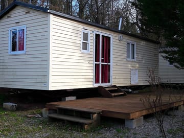 Caravan terrace