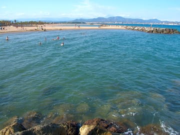 Sandy beaches of saint aygulf