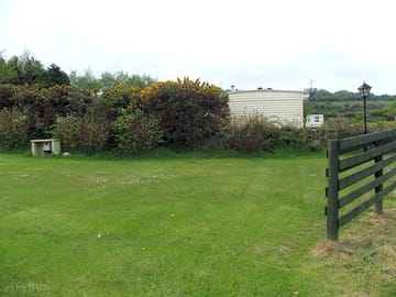 One of the pitches close to the toilet block