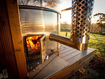 Chartwell's woodfired hot tub