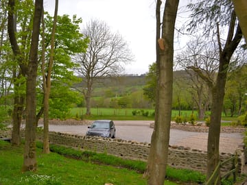 Dedicated car park for the pods
