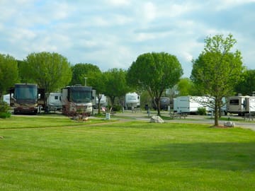 Spacious pitches