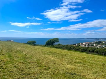Campsite area with views