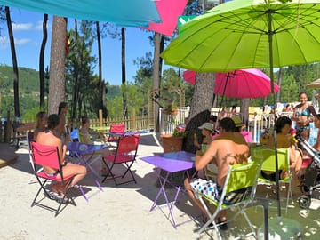 Bar terrace near the swimming pool