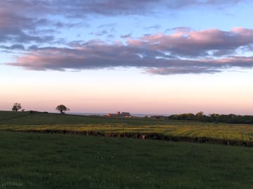 The view of bamburgh castle