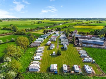 Aerial view of the pitches