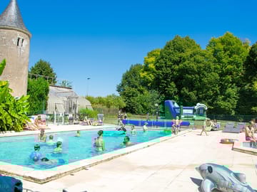 The pool on a sunny day