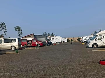 Motorhome and campervan pitches