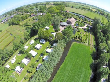 Aerial view of the site