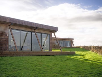 Glass-fronted lodges