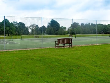 On site tennis courts