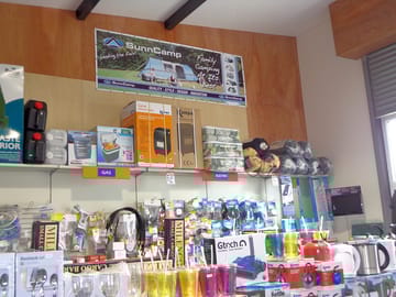 Our shop selling camping supplies
