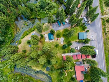 Aerial view of the park