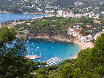 Llafranc bay and calella de palafrugell