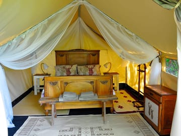 Beautiful glamp with attached kitchenette soon to open.