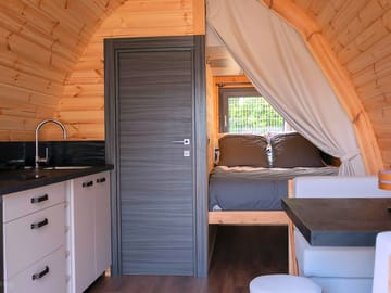 Kitchenette and bedroom