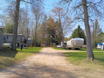 Path through the campground