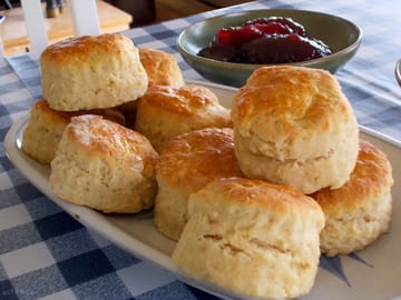 Home-made cream teas await…