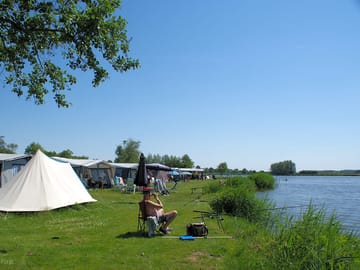 Camp by the lake and fish from your pitch