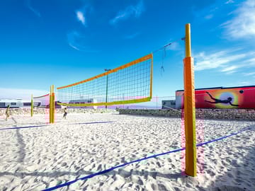Beach volleyball court