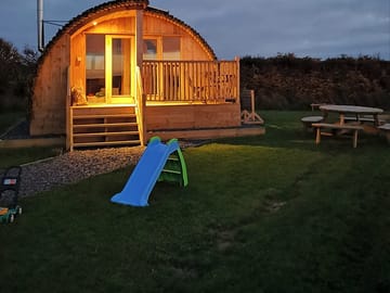 Pod at dusk