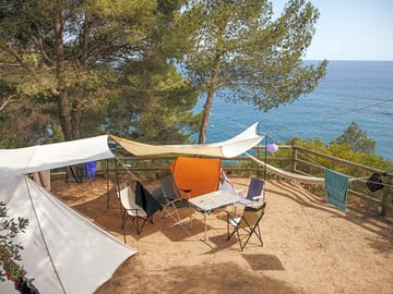 Breathtaking views to be enjoyed from your tent